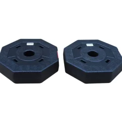 SPORTINATOR Deportes De Fuerza|Accesorios De Fitness^Discos de parachoques de 2 kg Discos de pesas para fitness Set de 2