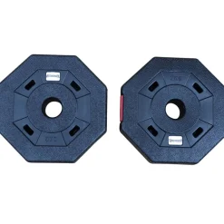 SPORTINATOR Deportes De Fuerza|Accesorios De Fitness^Discos de parachoques de 2 kg Discos de pesas para fitness Set de 2