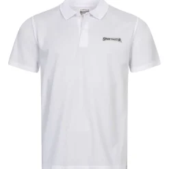 SPORTINATOR Ropa De Fitness^Essentials Hombre Polo de entrenamiento blanco