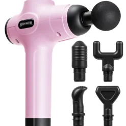 SPORTINATOR Voleibol|Tenis^"Level Up" Pistola de masaje incluyendo accesorios rosa