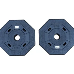 SPORTINATOR Deportes De Fuerza|Accesorios De Fitness^Placas protectoras de 5 libras Placas de peso físico Set de 2