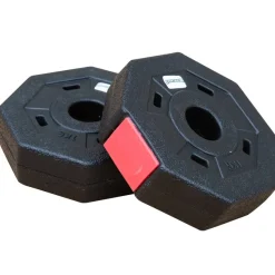 SPORTINATOR Deportes De Fuerza|Accesorios De Fitness^Placas protectoras de 1 kg Placas de pesas para fitness Set de 2