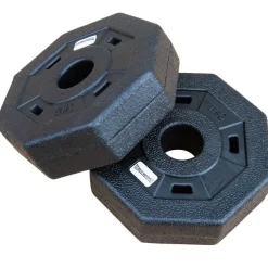 SPORTINATOR Deportes De Fuerza|Accesorios De Fitness^Placas protectoras de 1 kg Placas de pesas para fitness Set de 2