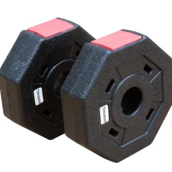 SPORTINATOR Deportes De Fuerza|Accesorios De Fitness^Placas protectoras de 1 kg Placas de pesas para fitness Set de 2