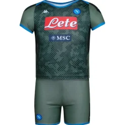 Kappa Tienda Para Aficionados^SSC Napoli Bebé / Niño Conjunto de fútbol 304NXC0-VERDE FANTASÍA-VERDE
