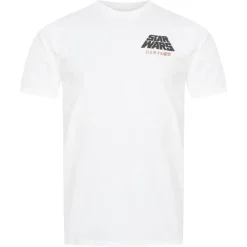 Lizenz Héroes De La Infancia^STAR WARS Retro Anime Hombre Camiseta SWMTS058WHT