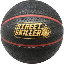 STREETSKILLER Basketball^"Ultimate Grip" Balón de baloncesto negro/rojo