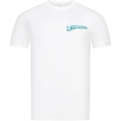 Lizenz Héroes De La Infancia^SUPERMAN DC COMICS Save the world Hombre Camiseta CDMTS035WHT