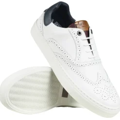 Hombre TED BAKER Zapatos De Hombre^Dennton Cupsole Hombre Zapatos de piel 243218-BLANCO