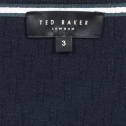 Hombre TED BAKER Camisas Y Polos^Mahana Stitched Hombre Polo 267386-MARINA