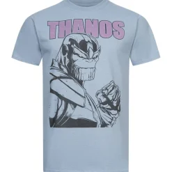 Hombre Lizenz Héroes De La Infancia|Camisetas^Thanos Stance Marvel Hombre Camiseta FBMTS754SNB