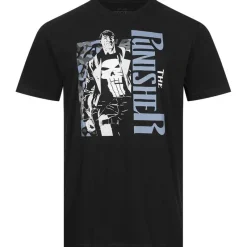 Hombre Lizenz Héroes De La Infancia|Camisetas^The Punisher One Man Army Hombre Camiseta MAMTS083BLK