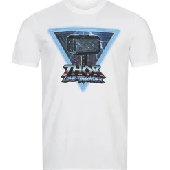 Lizenz Héroes De La Infancia^THOR MARVEL Thunder Hombre Camiseta POMTS479WHT