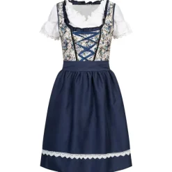 MIESEPETER Disfraces^Traje tradicional tirolés Mujer Oktoberfest ® azul