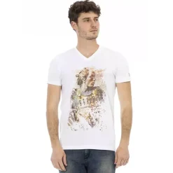 Hombre TRUSSARDI Action Camisetas^Hombre Camiseta Blanco 2AT08001
