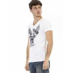 Hombre TRUSSARDI Action Camisetas^Hombre Camiseta Blanco 2AT21A001
