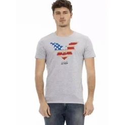 Hombre TRUSSARDI Action Camisetas^Hombre EE. UU. Camiseta Gris 2AT02F013
