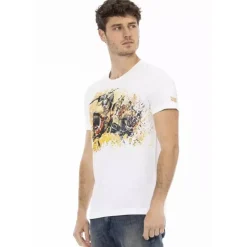 Hombre TRUSSARDI Action Camisetas^Hombre History Camiseta Blanco 2AT09001