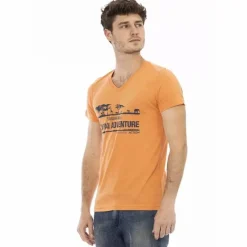 Hombre TRUSSARDI Action Camisetas^Hombre Lago Tanganica Camiseta Naranja 2AT04V083
