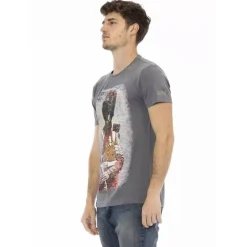 Hombre TRUSSARDI Action Camisetas^Hombre Real Man Camiseta Gris 2AT04004