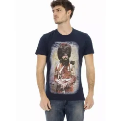 Hombre TRUSSARDI Action Camisetas^Hombre Real Man Camiseta Marino 2AT04003