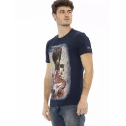 Hombre TRUSSARDI Action Camisetas^Hombre Real Man Camiseta Marino 2AT04003