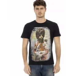 Hombre TRUSSARDI Action Camisetas^Hombre Real Man Camiseta Negro 2AT04002
