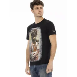 Hombre TRUSSARDI Action Camisetas^Hombre Real Man Camiseta Negro 2AT04002