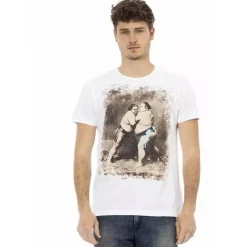 Hombre TRUSSARDI Action Camisetas^Hombre Sumo Camiseta Blanco 2AT07002