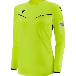 macron Ropa Para Árbitros^UEFA Mujer Camiseta de árbitro de manga larga 58575163