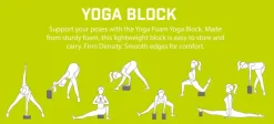 Urban Fitness Accesorios De Fitness^Marbled Bloque de yoga UFM207