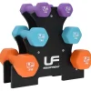 Urban Fitness Deportes De Fuerza|Accesorios De Fitness^Set de mancuernas 2 de 1 kg, 2 de 2 kg y 2 de 3 kg UFW025