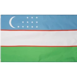 MUWO Otros Accesorios|Tienda Para Aficionados^Uzbekistán Bandera "Nations Together" 90 x 150 cm