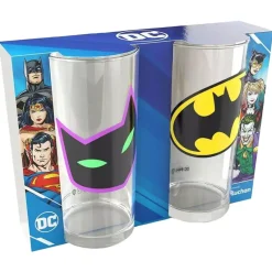 Lizenz Héroes De La Infancia^Vasos para beber de DC Comics 2 Conjunto Wonder Batman y Batgirl 0.27 L 24864