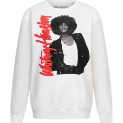 Mujer Lizenz Sudadera^WHITNEY HOUSTON Mujer Sudadera POLCS396WHT