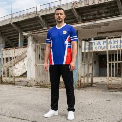 JELEX Equipaciones|Tienda Para Aficionados^Yugoslavia "Retro History" Hombre Camiseta