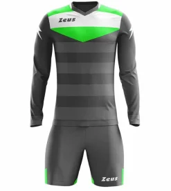 Zeus Ropa Para Porteros|Equipaciones^Argo Conjunto de portero Camiseta de manga larga con pantalones cortos gris