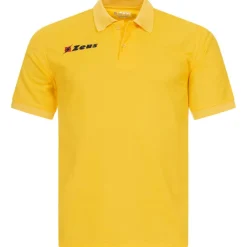 Hombre Zeus Camisas Y Polos|Ropa De Fitness^Basic Hombre Polo amarillo