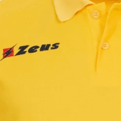 Hombre Zeus Camisas Y Polos|Ropa De Fitness^Basic Hombre Polo amarillo