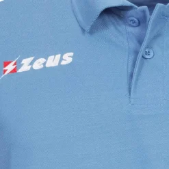 Hombre Zeus Camisas Y Polos|Ropa De Fitness^Basic Hombre Polo azul