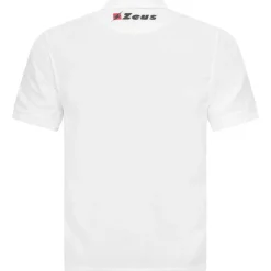 Hombre Zeus Camisas Y Polos|Ropa De Fitness^Basic Hombre Polo blanco