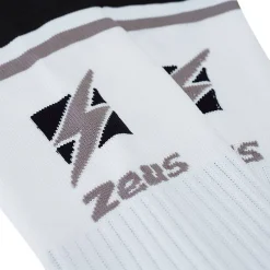 Zeus Medias De Fútbol|Equipaciones^Calza United Medias de fútbol blanco negro