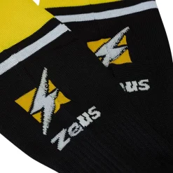 Zeus Medias De Fútbol|Equipaciones^Calza United Medias de fútbol negro amarillo