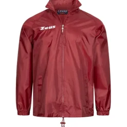 Hombre Zeus Chaquetas|Equipaciones^Chubasquero Rojo oscuro