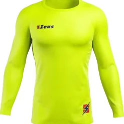 Zeus Running|Equipaciones^Fisiko Camiseta interior Camiseta funcional de manga larga amarillo neón