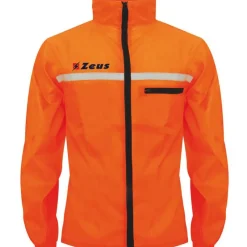 Zeus Running^Hombre Chaqueta de running reflectante naranja