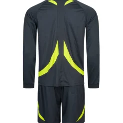 Zeus Ropa Para Árbitros^Hombre Conjunto de árbitro Camiseta con pantalón corto Gris