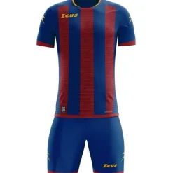 Zeus Conjuntos De Fútbol|Equipaciones^Icon Teamwear Set Camiseta con pantalones cortos royal blue rojo oscuro