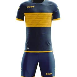 Zeus Conjuntos De Fútbol|Equipaciones^Icon Teamwear Set Camiseta con pantalones cortos amarillo marino