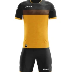 Zeus Conjuntos De Fútbol|Equipaciones^Icon Teamwear Set Camiseta con pantalones cortos ámbar negro
